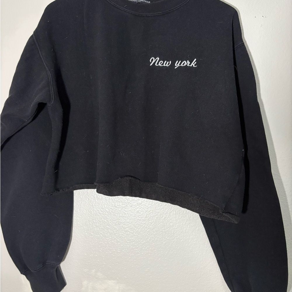 SOLD Brandy Melville Black New York Sweatshirt